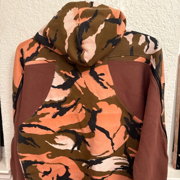 Adidas Men's Camouflage Sweater - Orange, Brown, and Black - Picture 9 of 15